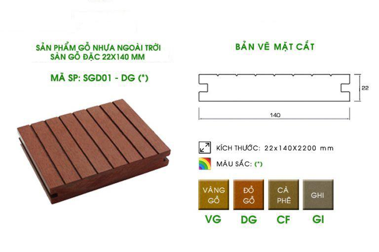 Sàn gỗ nhựa đặc SGD01
