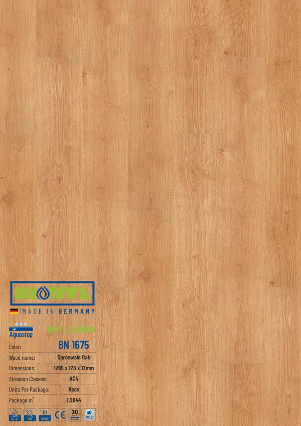 Sàn gỗ Binyl Narrow – 12mm BN1675